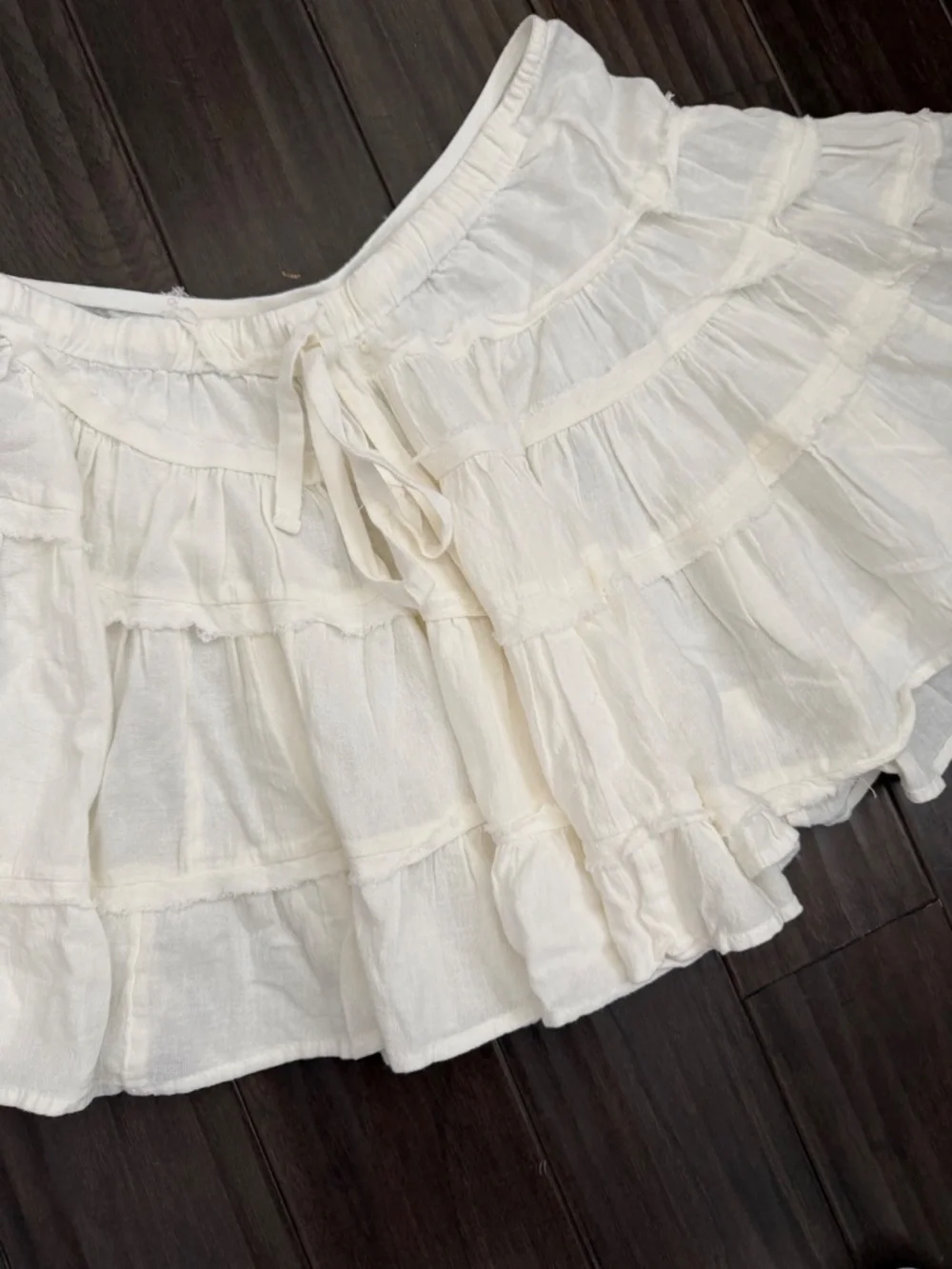 NWT Free People Cha Cha Top Skirt Convertible White Sz Large